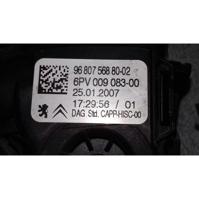 Recambio de pedal acelerador para citroen c3 hdi 70 collection referencia OEM IAM 968075688002 6PV00908300 5 PINES