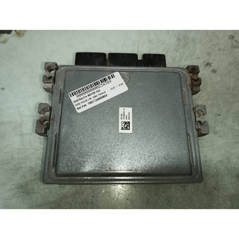 Recambio de centralita motor uce para ford focus lim. (cb4) titanium referencia OEM IAM 7M5112A650BCE 5WS40778F CONTINENTAL