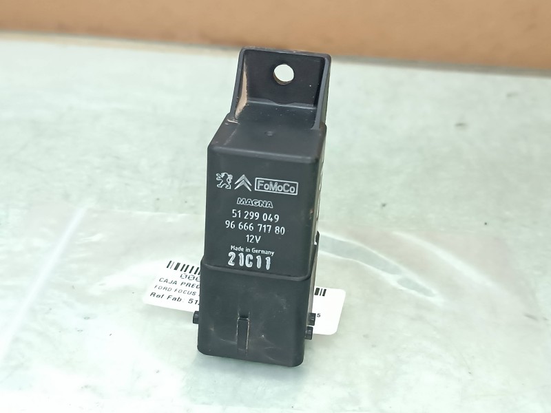 Recambio de caja precalentamiento para ford focus lim. (cb8) sport referencia OEM IAM 51299049 9666671780 FOMOCO