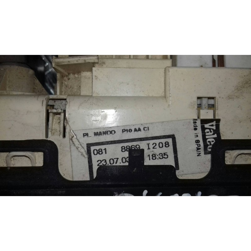Recambio de mando calefaccion / aire acondicionado para opel corsa c referencia OEM IAM 0818869 I208 VALEO