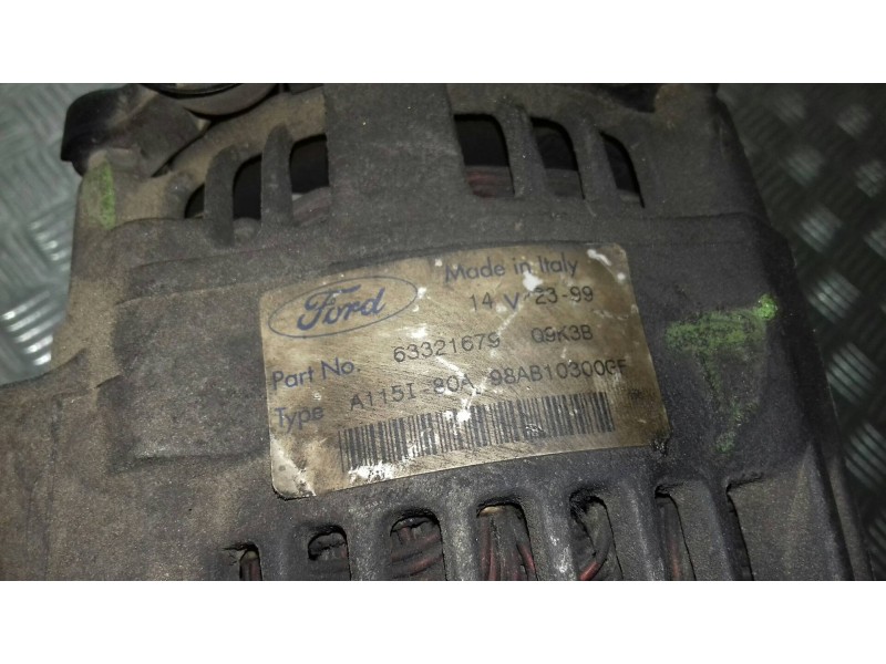 Recambio de alternador para ford focus berlina (cak) ambiente referencia OEM IAM 63321679 Q9K3B MAGNETI MARELI