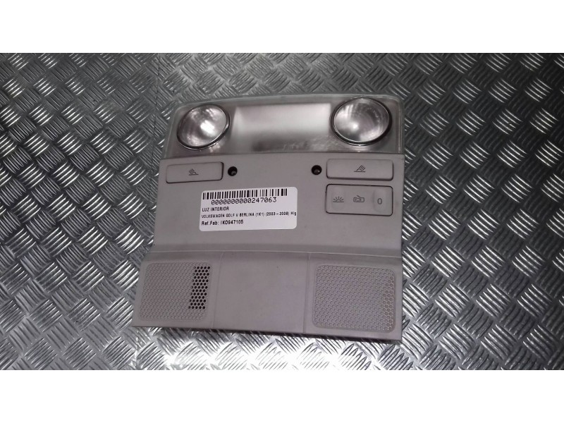 Recambio de luz interior para volkswagen golf v berlina (1k1) highline referencia OEM IAM IKO947105  