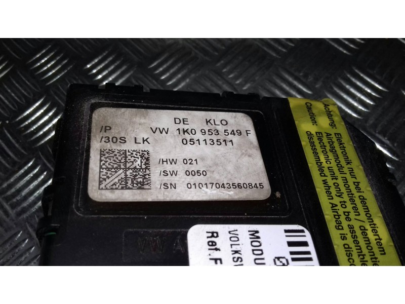 Recambio de modulo electronico para volkswagen golf v berlina (1k1) highline referencia OEM IAM 1K0953549F  