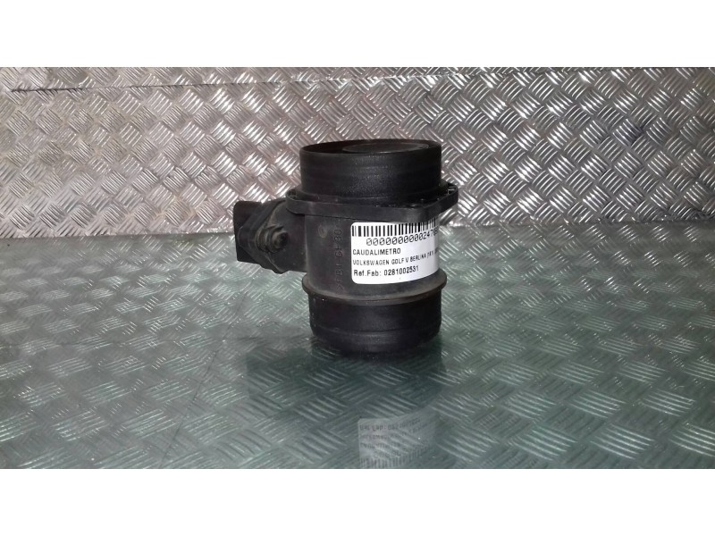 Recambio de caudalimetro para volkswagen golf v berlina (1k1) highline referencia OEM IAM 0281002531 CONECTOR 5 PINES BOSCH