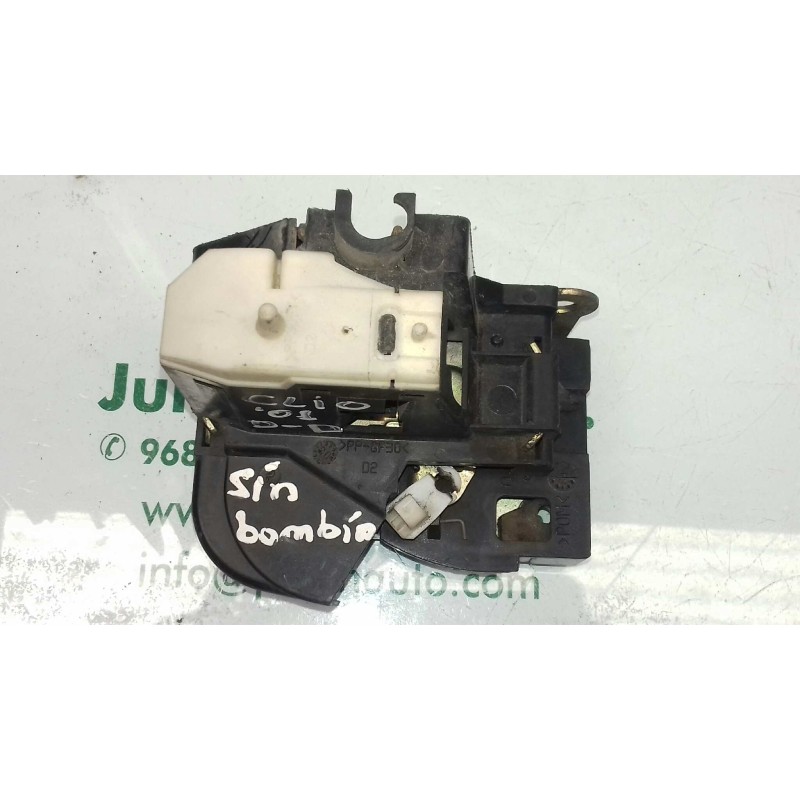 Recambio de cerradura puerta delantera derecha para renault clio ii fase ii (b/cb0) authentique referencia OEM IAM   