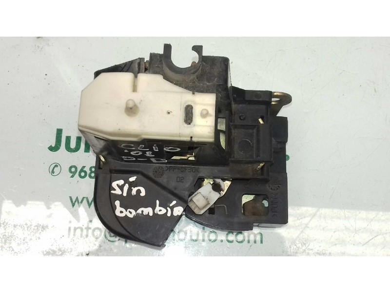 Recambio de cerradura puerta delantera derecha para renault clio ii fase ii (b/cb0) authentique referencia OEM IAM   