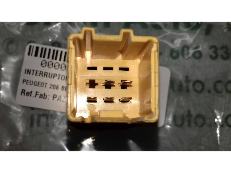 Recambio de interruptor para peugeot 206 berlina xt referencia OEM IAM PA66GF30 3+2 PINES BLOQUEO VENTANILLAS