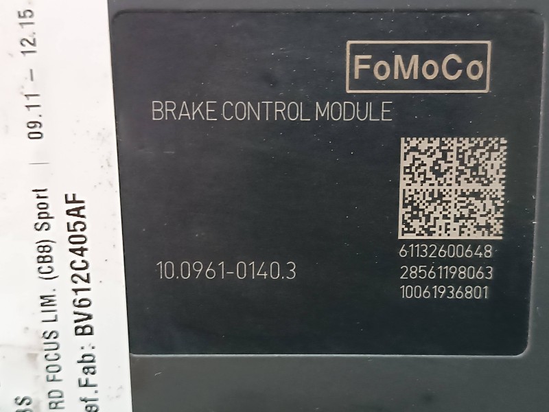 Recambio de abs para ford focus lim. (cb8) sport referencia OEM IAM BV612C405AF 10096101403 10021207234