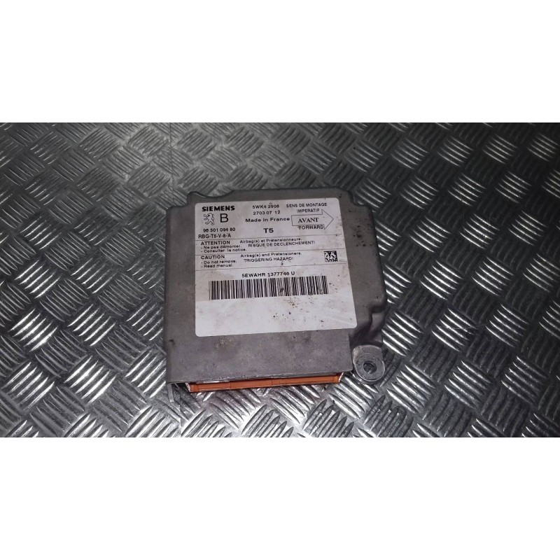 Recambio de centralita airbag para peugeot 307 (s1) xr referencia OEM IAM 9650109480 27030712 SIEMENS