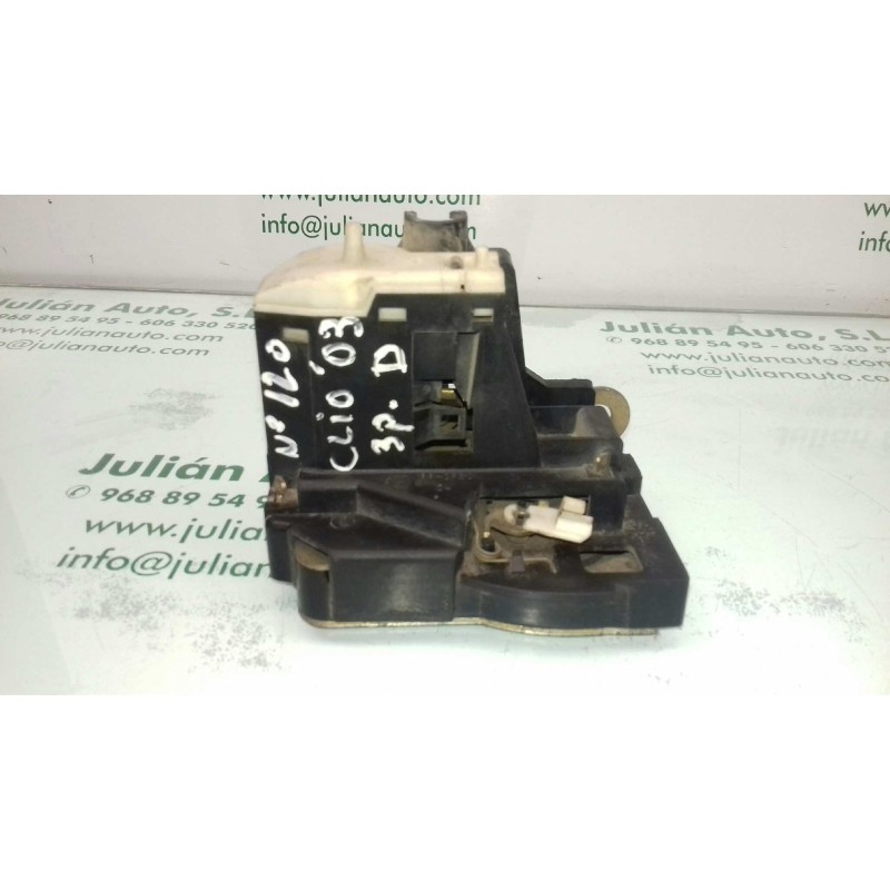 Recambio de cerradura puerta delantera derecha para renault clio ii fase ii (b/cb0) authentique referencia OEM IAM   