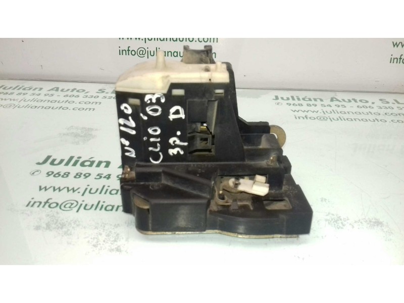 Recambio de cerradura puerta delantera derecha para renault clio ii fase ii (b/cb0) authentique referencia OEM IAM   