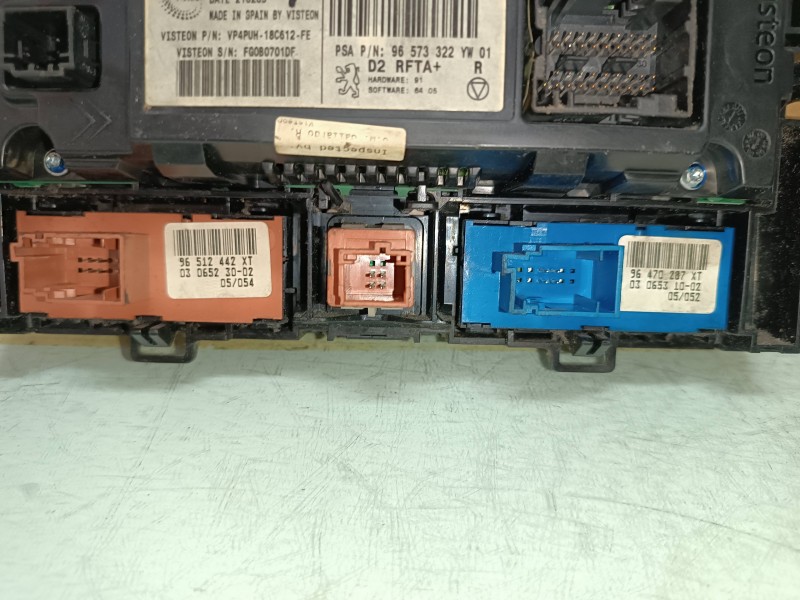 Recambio de mando climatizador para peugeot 407 st confort referencia OEM IAM 96573322YW  VISTEON