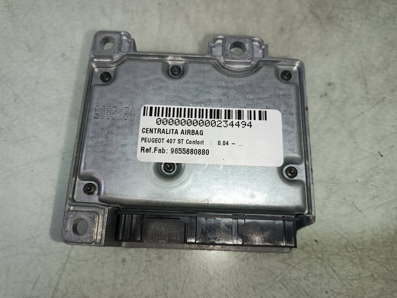 Recambio de centralita airbag para peugeot 407 st confort referencia OEM IAM 9655880880 603554600 AUTOLIV