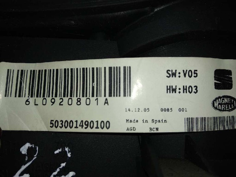 Recambio de centralita motor uce para seat ibiza (6l1) cool referencia OEM IAM 045906019BS 0281012319 KIT - BOSCH