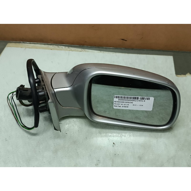 Recambio de retrovisor derecho para peugeot 307 (s1) xs referencia OEM IAM 916070  ELECTRICO