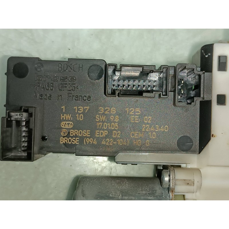 Recambio de motor elevalunas delantero izquierdo para peugeot 407 st confort referencia OEM IAM 9646594580 1137328125 0130822200