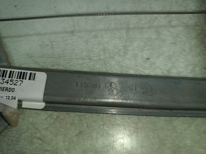 Recambio de elevalunas trasero izquierdo para peugeot 307 (s1) xs referencia OEM IAM 400585T 115281 ELECTRICO
