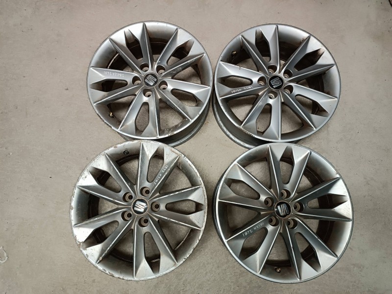 Recambio de juego llantas para seat ibiza (6p1) style referencia OEM IAM 6J0601025N 7.0JX16H2 ET43