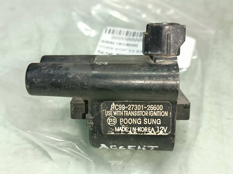 Recambio de bobina encendido para hyundai accent (lc) gls referencia OEM IAM PC992730126600  CONECTOR 2 PINES