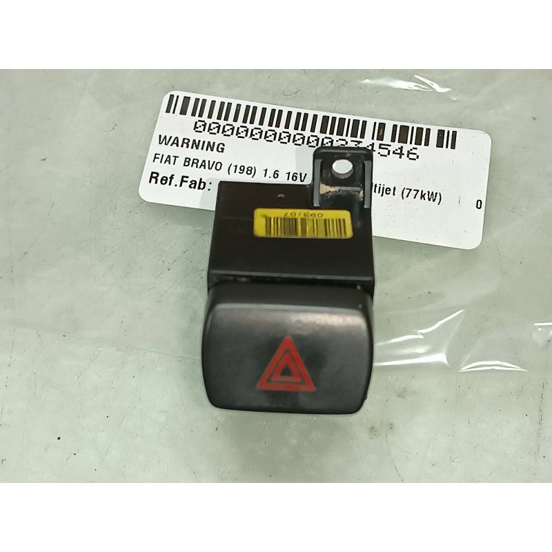 Recambio de warning para fiat bravo (198) 1.6 16v active multijet (77kw) referencia OEM IAM 735424252  CONECTOR 3 PINES