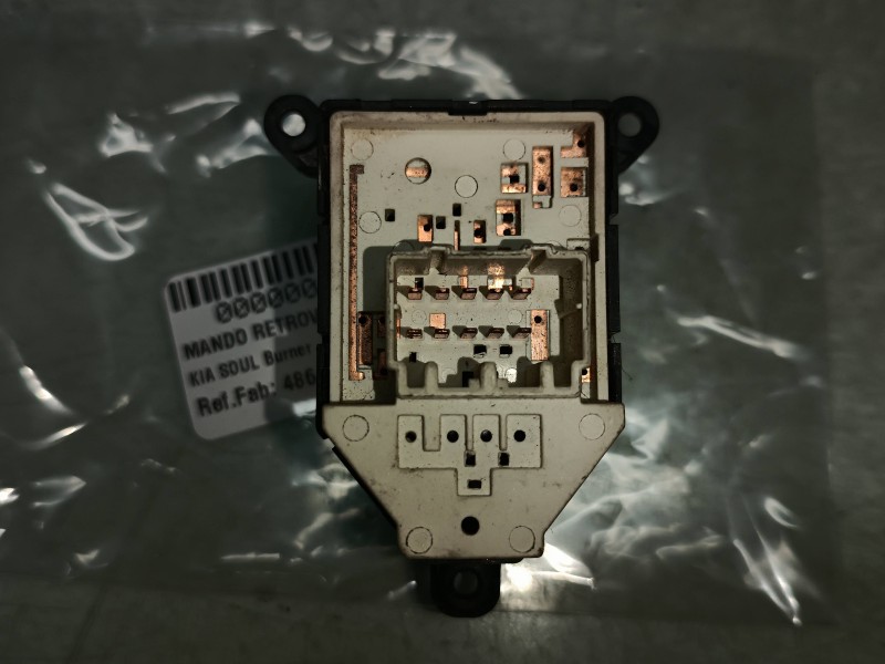 Recambio de mando retrovisor para kia soul burner referencia OEM IAM 4864801110  CONECTOR 10 PINES