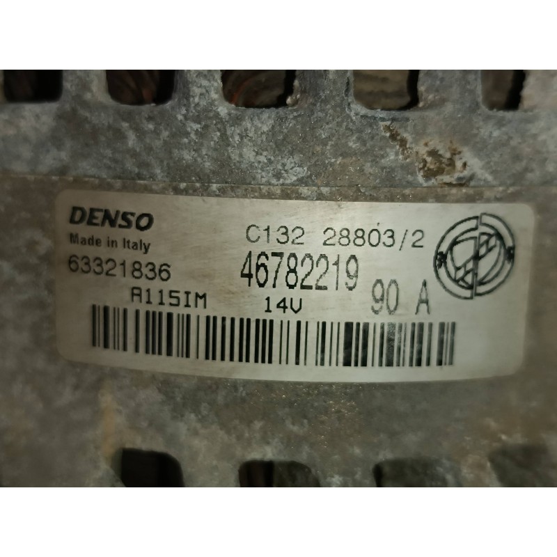 Recambio de alternador para alfa romeo 147 (190) 1.6 16v cat referencia OEM IAM 46782219 DENSO 90A