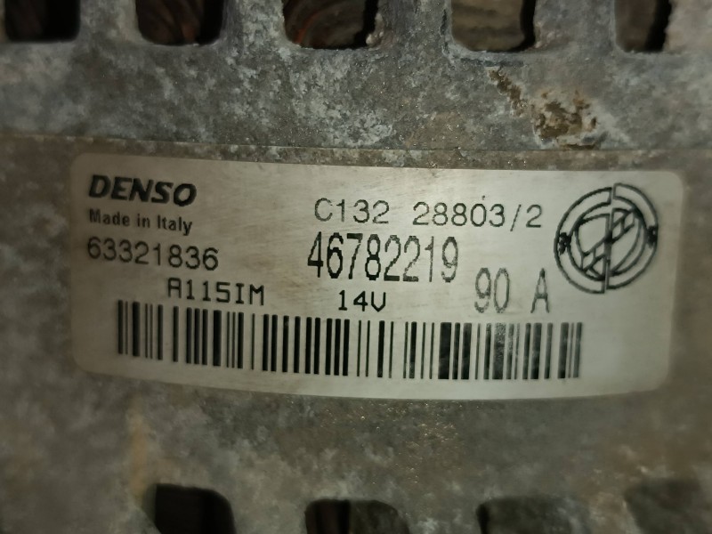 Recambio de alternador para alfa romeo 147 (190) 1.6 16v cat referencia OEM IAM 46782219 DENSO 90A