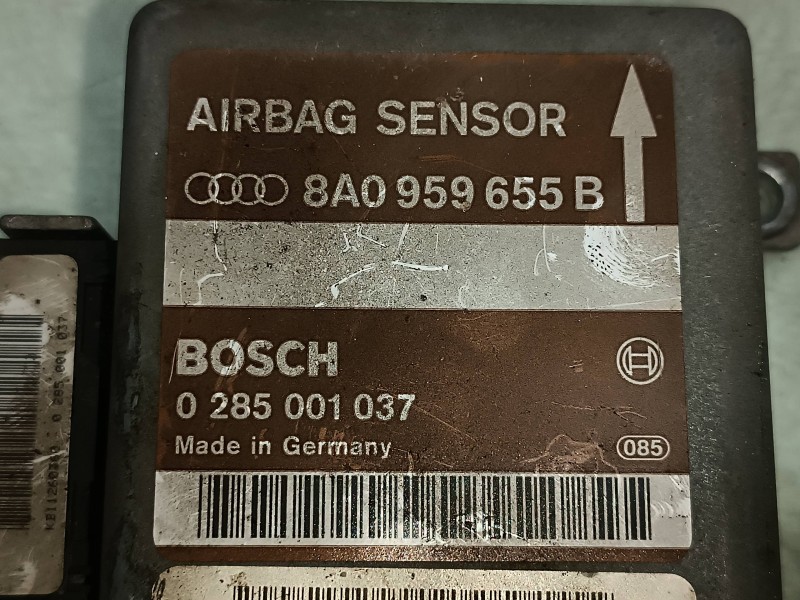 Recambio de centralita airbag para audi a4 berlina (b5) 1.9 tdi referencia OEM IAM 8A0959655B 0285001037 BOSCH