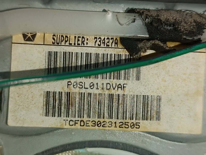 Recambio de airbag delantero izquierdo para chrysler voyager (rg) 2.5 crd executive referencia OEM IAM 73427A P0SL011DVAF TCFDE3