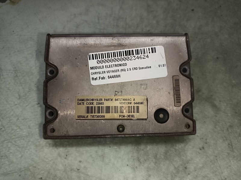 Recambio de modulo electronico para chrysler voyager (rg) 2.5 crd executive referencia OEM IAM 64469H 04727480AC T157301309