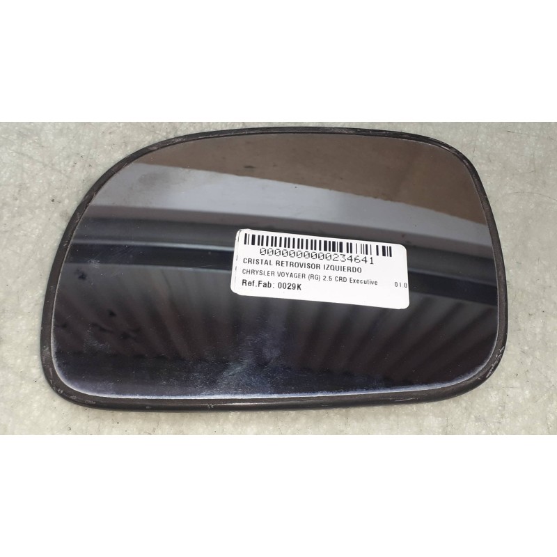 Recambio de cristal retrovisor izquierdo para chrysler voyager (rg) 2.5 crd executive referencia OEM IAM 0029K  ELECTRICO