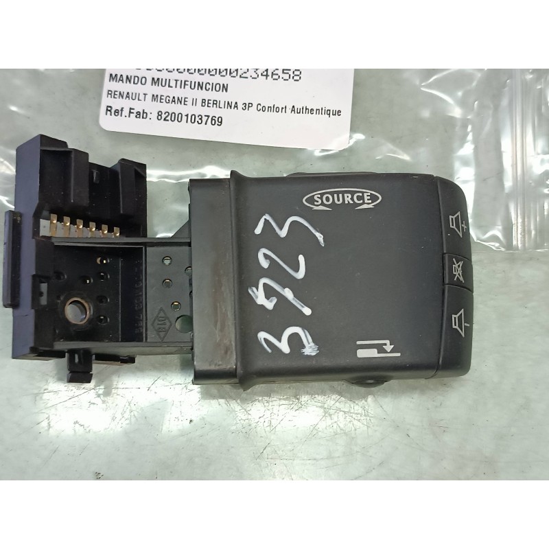 Recambio de mando multifuncion para renault megane ii berlina 3p confort authentique referencia OEM IAM 8200103769  RADIO