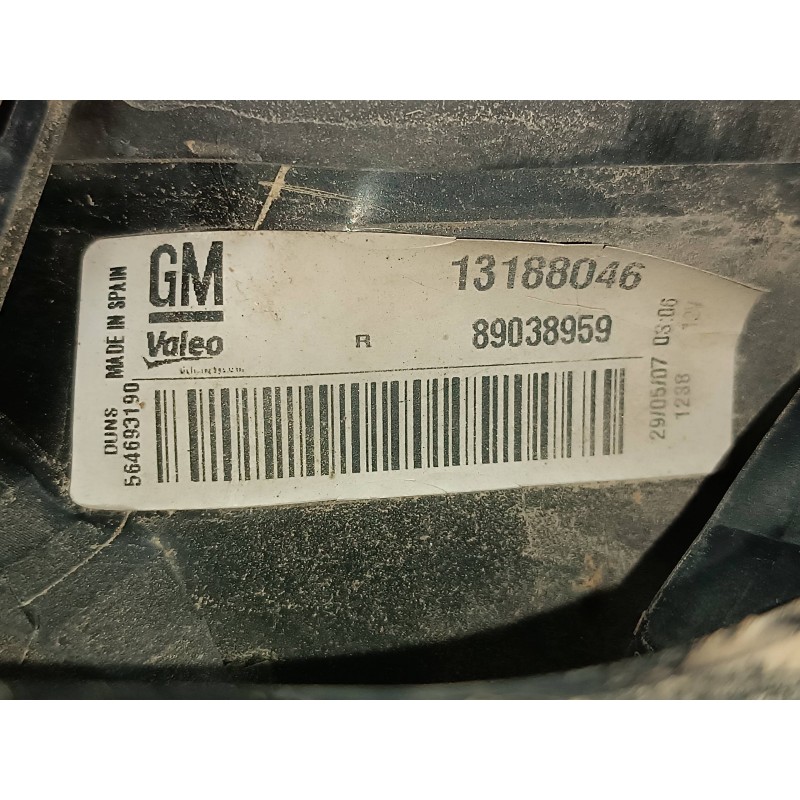 Recambio de piloto trasero derecho para opel corsa d catch me referencia OEM IAM 13188046  VALEO