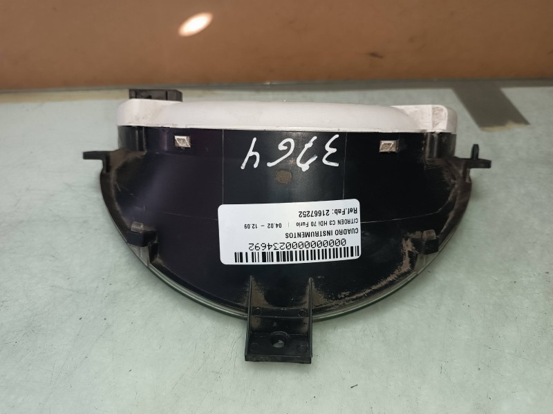 Recambio de cuadro instrumentos para citroen c3 hdi 70 furio referencia OEM IAM 21667252 P9652008280H01 
