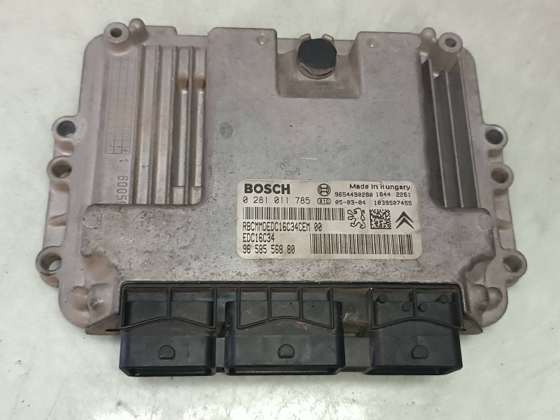Recambio de centralita motor uce para citroen c3 hdi 70 furio referencia OEM IAM 0281011785  