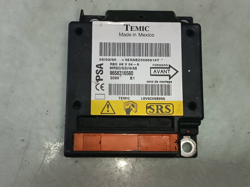 Recambio de centralita airbag para citroen c3 hdi 70 furio referencia OEM IAM 9658316580  