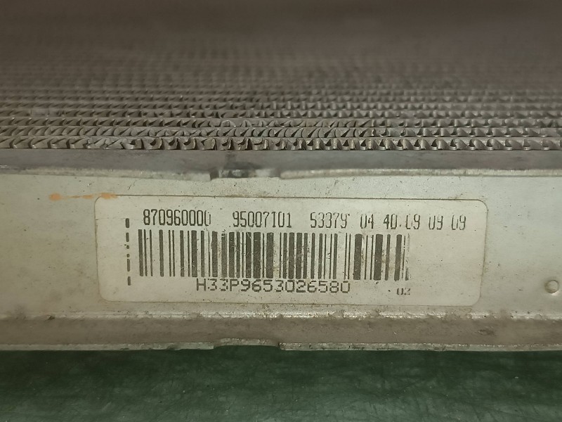 Recambio de radiador agua para citroen c3 hdi 70 furio referencia OEM IAM 870860300  