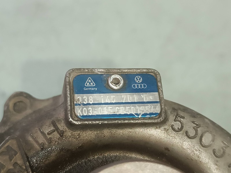 Recambio de turbocompresor para seat leon (1m1) signo referencia OEM IAM 038145701D K03015CB5015544 