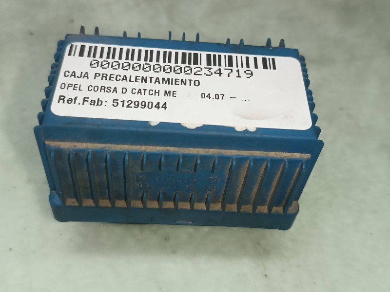 Recambio de caja precalentamiento para opel corsa d catch me referencia OEM IAM 51299044 55557780 GM