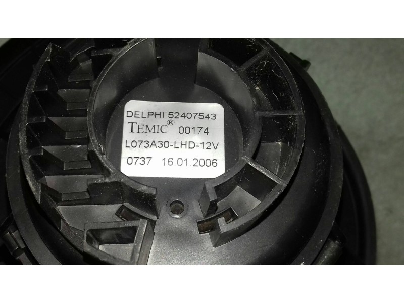 Recambio de ventilador calefaccion para opel astra h ber. cosmo referencia OEM IAM 52407543 855601156 DELPHI