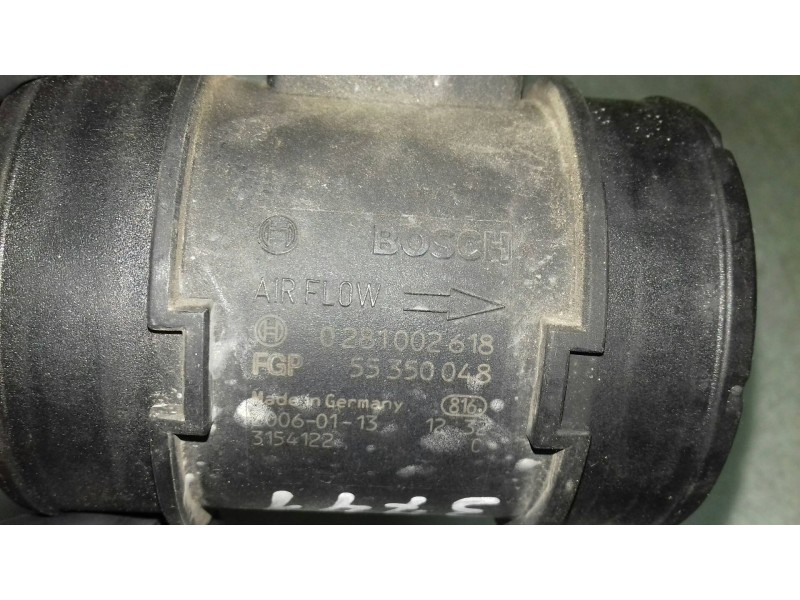 Recambio de caudalimetro para opel astra h ber. cosmo referencia OEM IAM 55350048 0281002618 BOSCH
