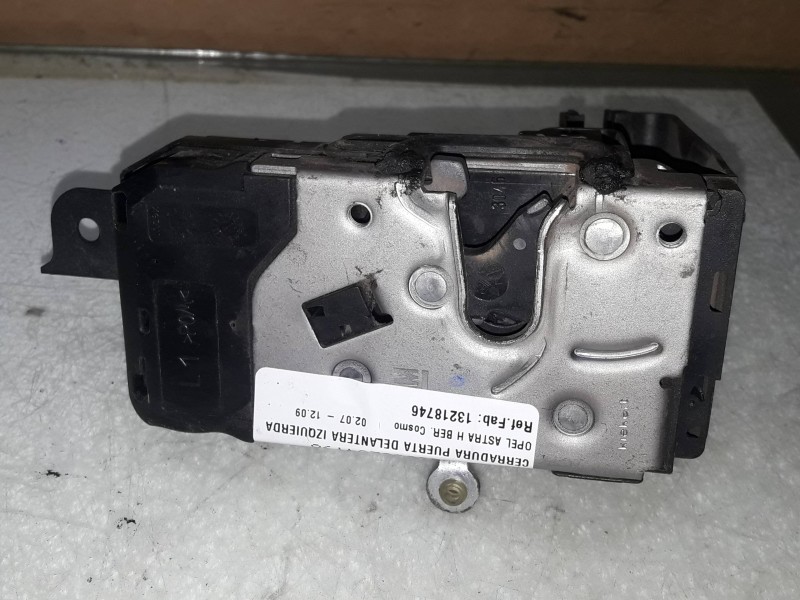 Recambio de cerradura puerta delantera izquierda para opel astra h ber. cosmo referencia OEM IAM 13218746  ELECTRICA