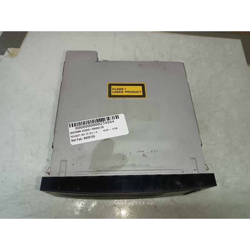 Recambio de sistema audio / radio cd para peugeot 307 cc (s1) 1.6 referencia OEM IAM 8635133 CD BLAUPUKT