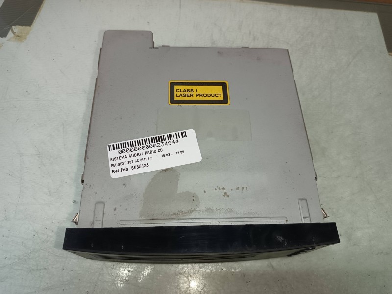 Recambio de sistema audio / radio cd para peugeot 307 cc (s1) 1.6 referencia OEM IAM 8635133 CD BLAUPUKT