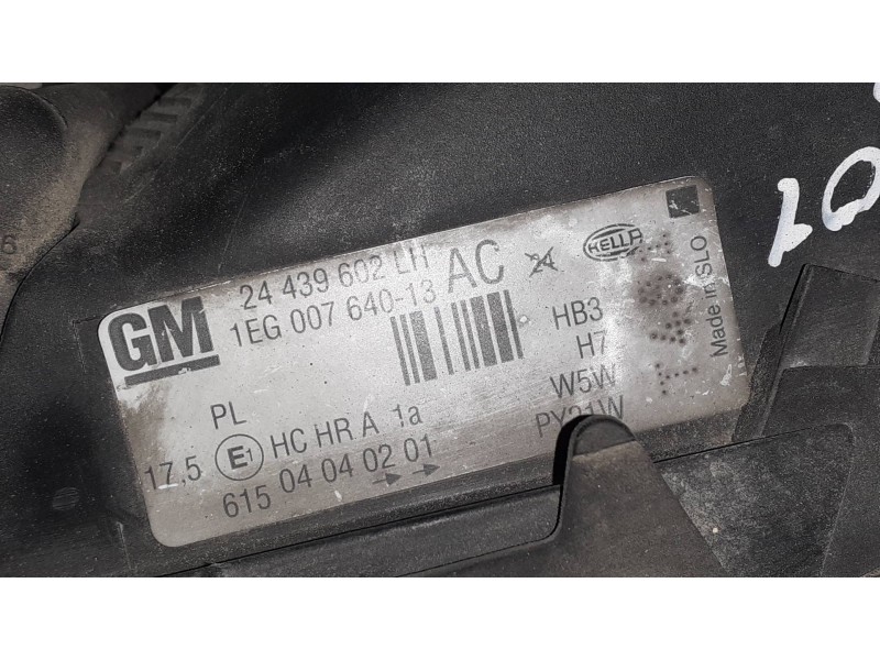 Recambio de faro izquierdo para opel astra g berlina comfort referencia OEM IAM 24439602LH 1EG00764013 148437