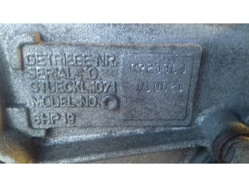 Recambio de caja cambios para bmw serie 1 berlina (e81/e87) 120d referencia OEM IAM 010021 6HP19 AUTOMATICA