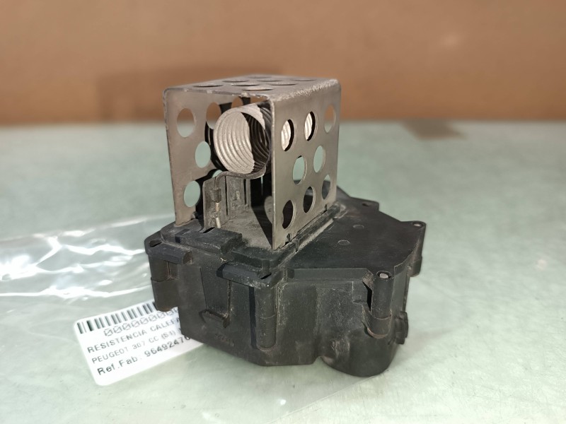 Recambio de resistencia calefaccion para peugeot 307 cc (s1) 1.6 referencia OEM IAM 9649247680 6241001 G.CARTIER