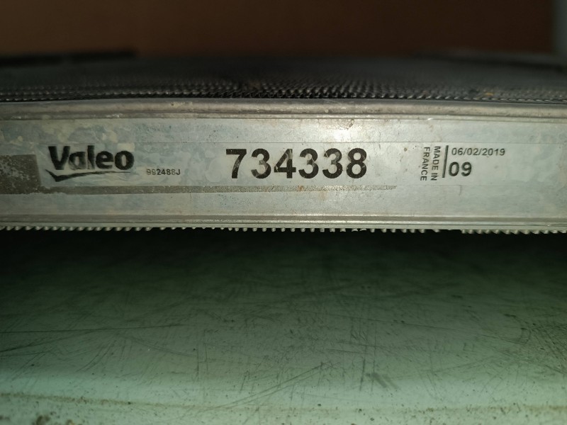 Recambio de radiador agua para peugeot 407 st confort referencia OEM IAM 734338 992488J VALEO