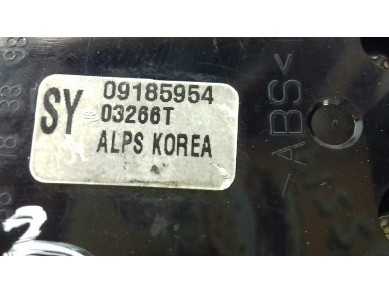 Recambio de mando elevalunas delantero izquierdo para opel vectra c berlina comfort referencia OEM IAM 687833988 09185954 