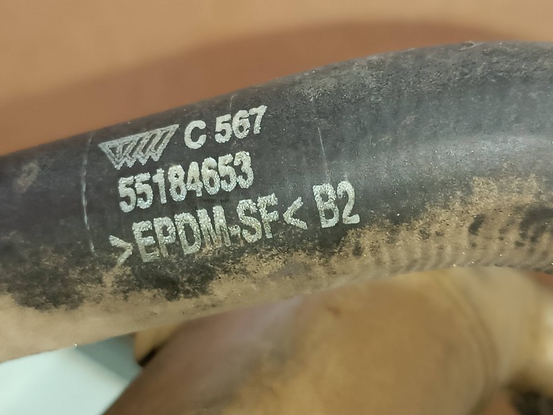 Recambio de enfriador egr para opel corsa d cmon referencia OEM IAM 55184653 10003102 13191193